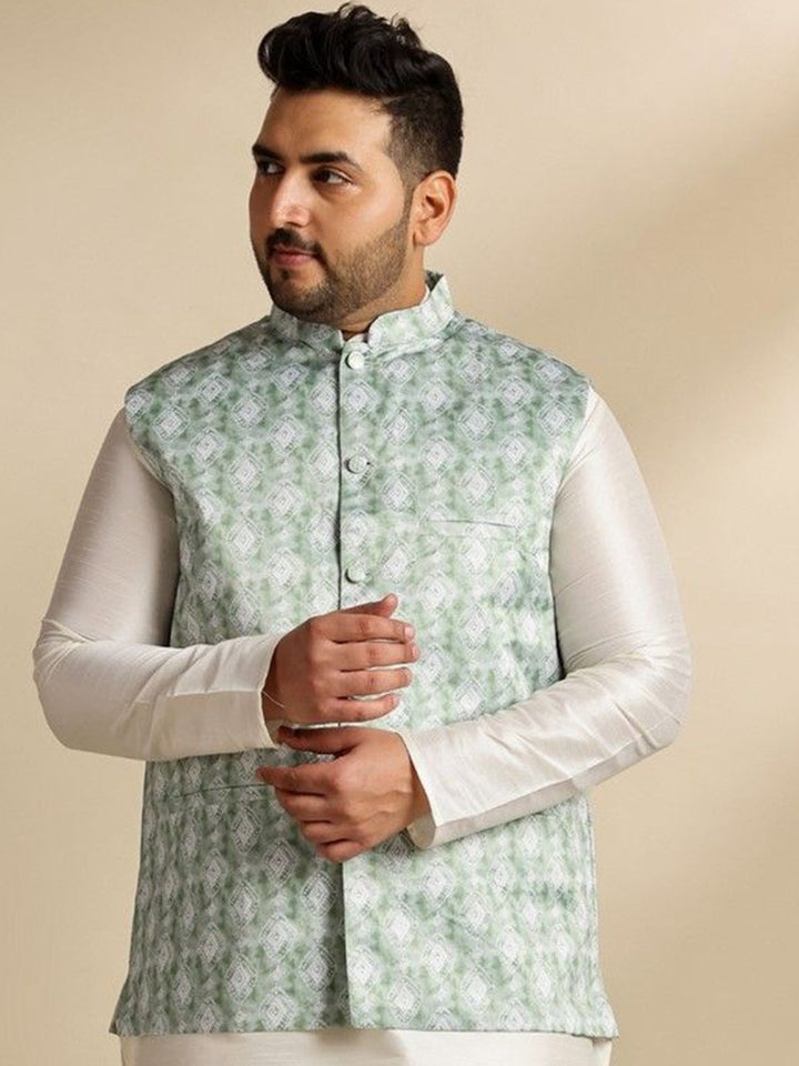 Jaket Nehru Printed SOJANYA PLUS