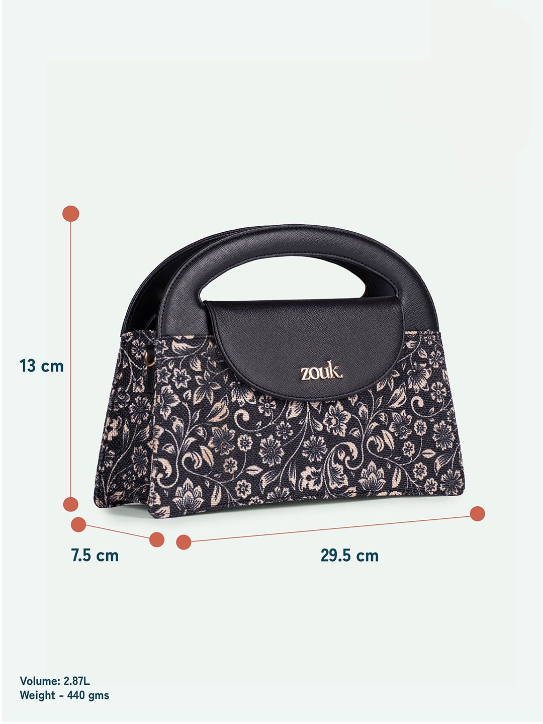 ZOUK Rhea Kapoor Ziya Sling Bag - FloMotif
