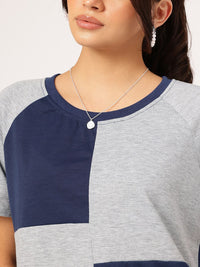 DressBerry Vibe Shift Colorblock Raglan Ease Co-Ord Set