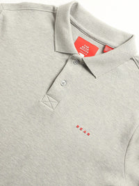 THE BEAR HOUSE Slim Fit Polo Collar Cotton T-shirt