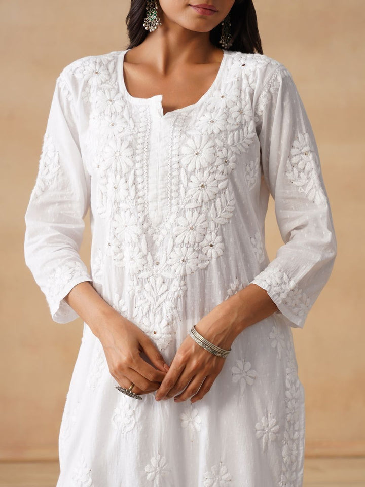 Rumah Wanita Chikankari Kurta Chikankari