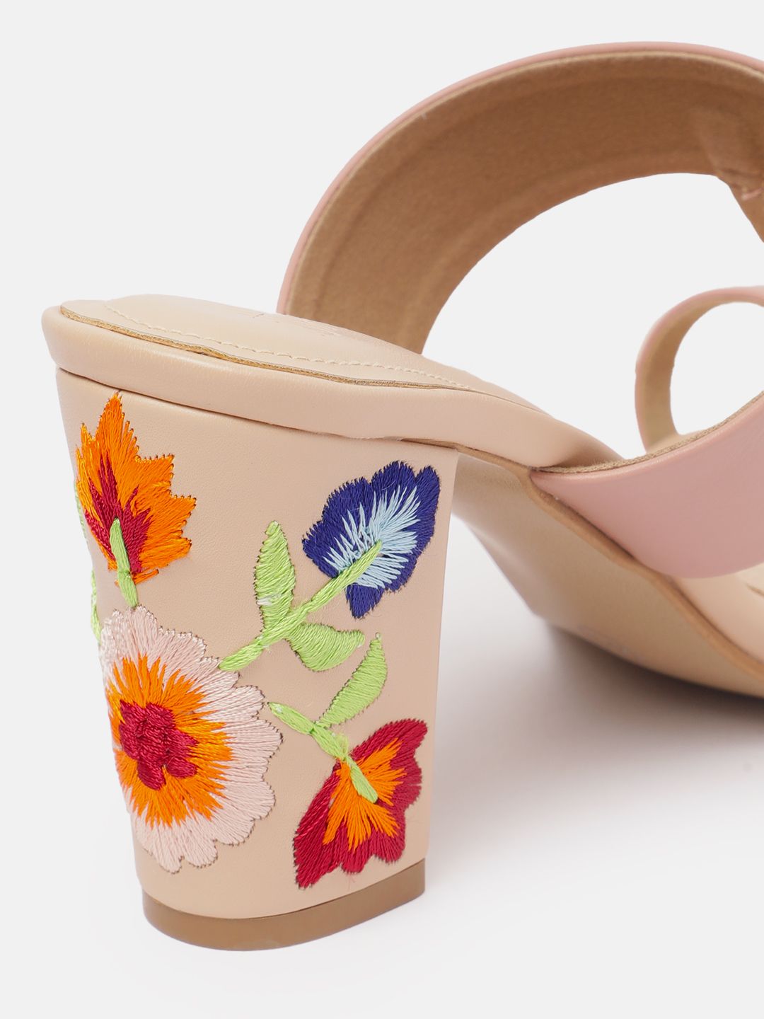 House of Pataudi Open Toe Block Heels
