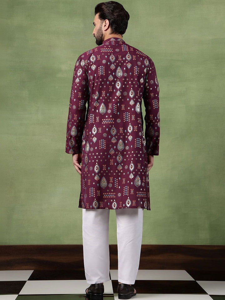SOJANYA Men Bandhani Printed Kurta