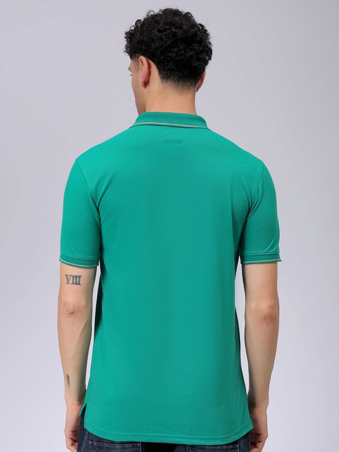 The Indian Garage Co Men Polo Collar T-shirt