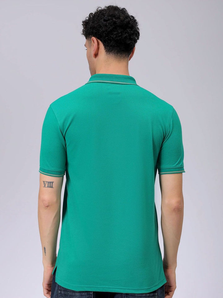 The Indian Garage Co Men Polo Collar T-shirt