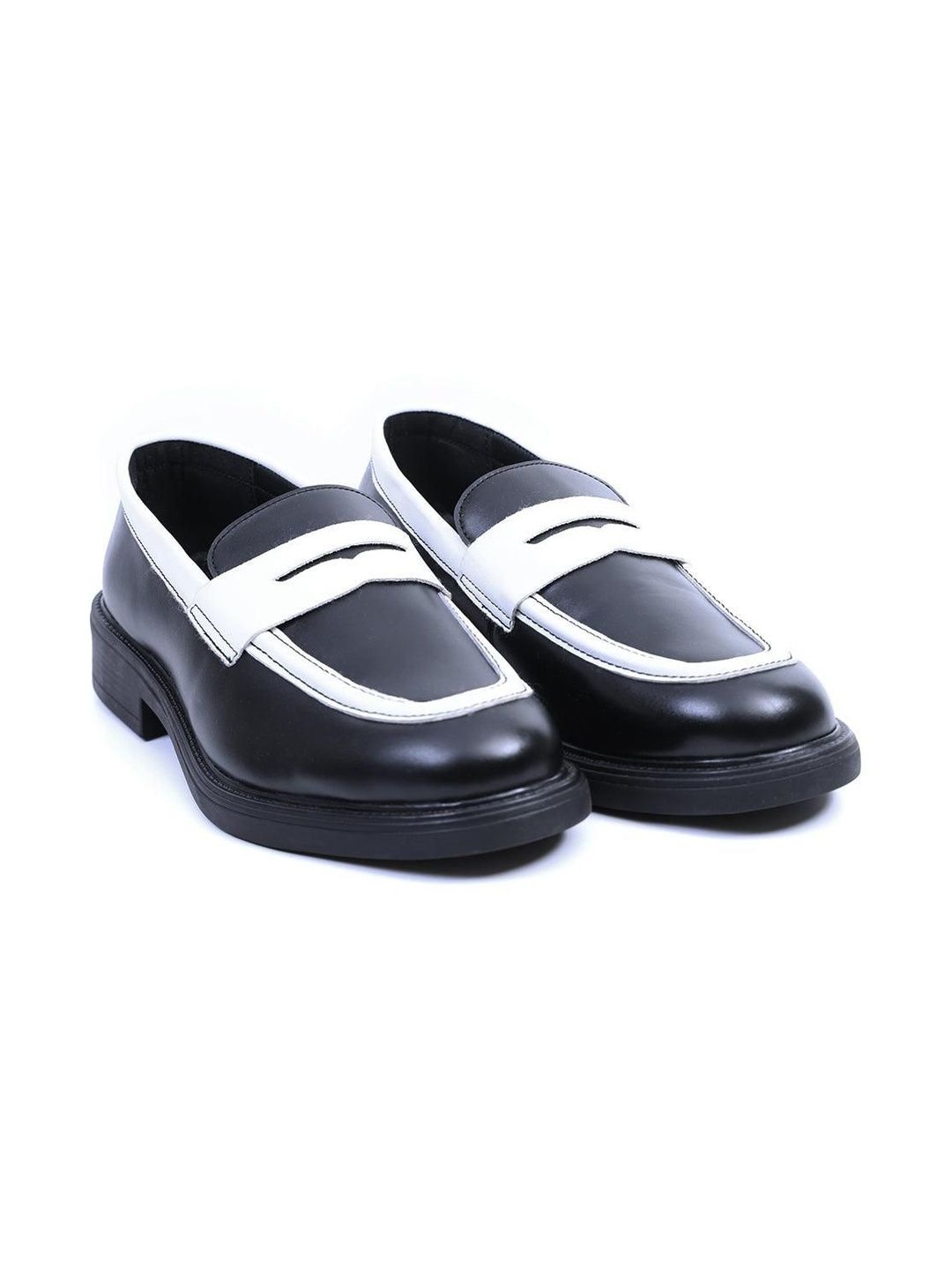 MONKSTORY Men Black Loafers