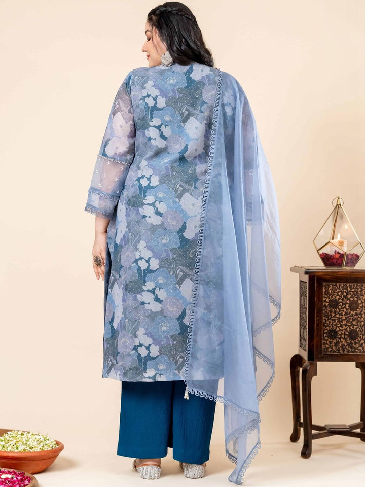 Mamicha Printed V-Neck Kurta Set