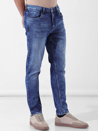 The Indian Garage Co Men Slim Fit Mid-Rise Stretchable Cotton Jeans
