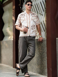 Eszett Men Floral Printed Casual Shirt