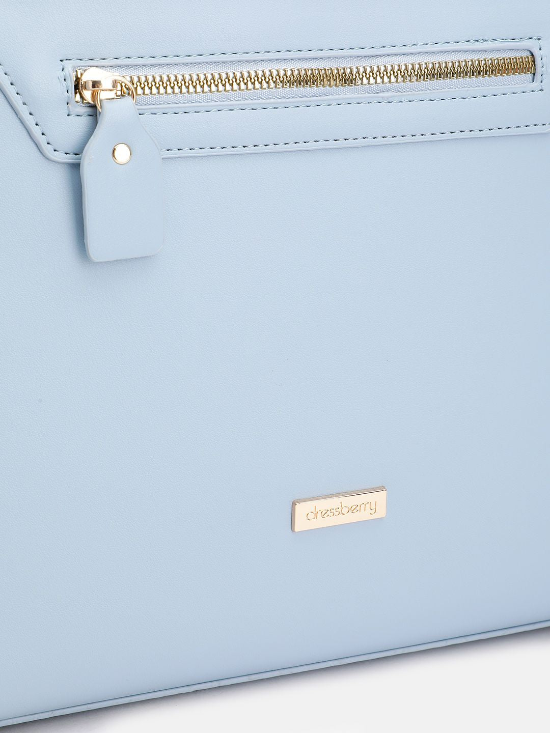 DressBerry Structured Handheld Bag with Detachable Sling Strap