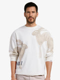 RARE RABBIT Men Printed Cotton Round Neck Sweatshirt