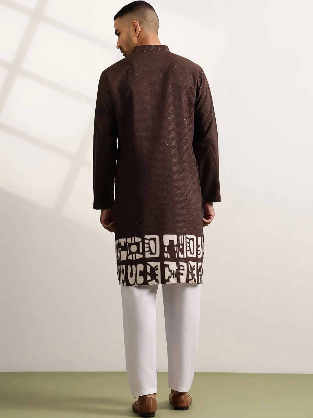 Anouk Men Ethnic Motifs Regular Kurta with Pyjamas
