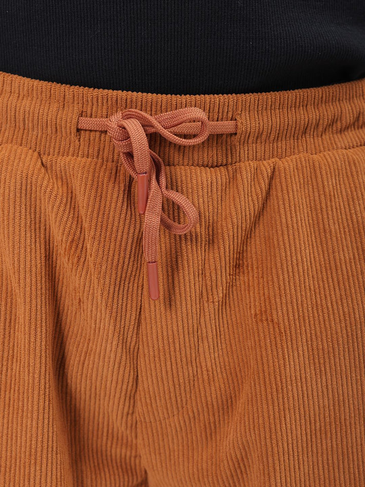 The Indian Garage Co Men Solid Loose Fit Cargo Shorts