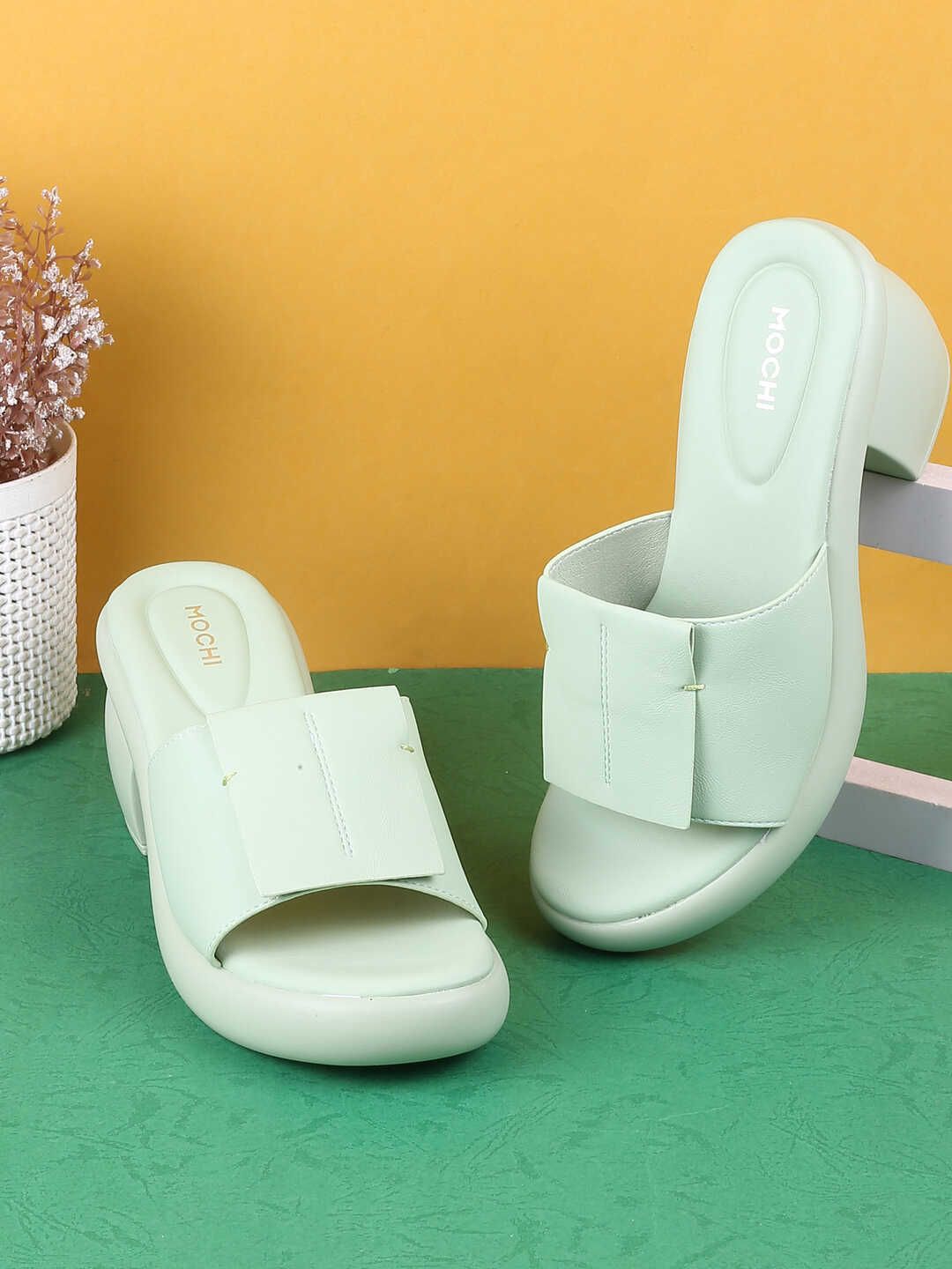 Mochi Women Wedge Mules
