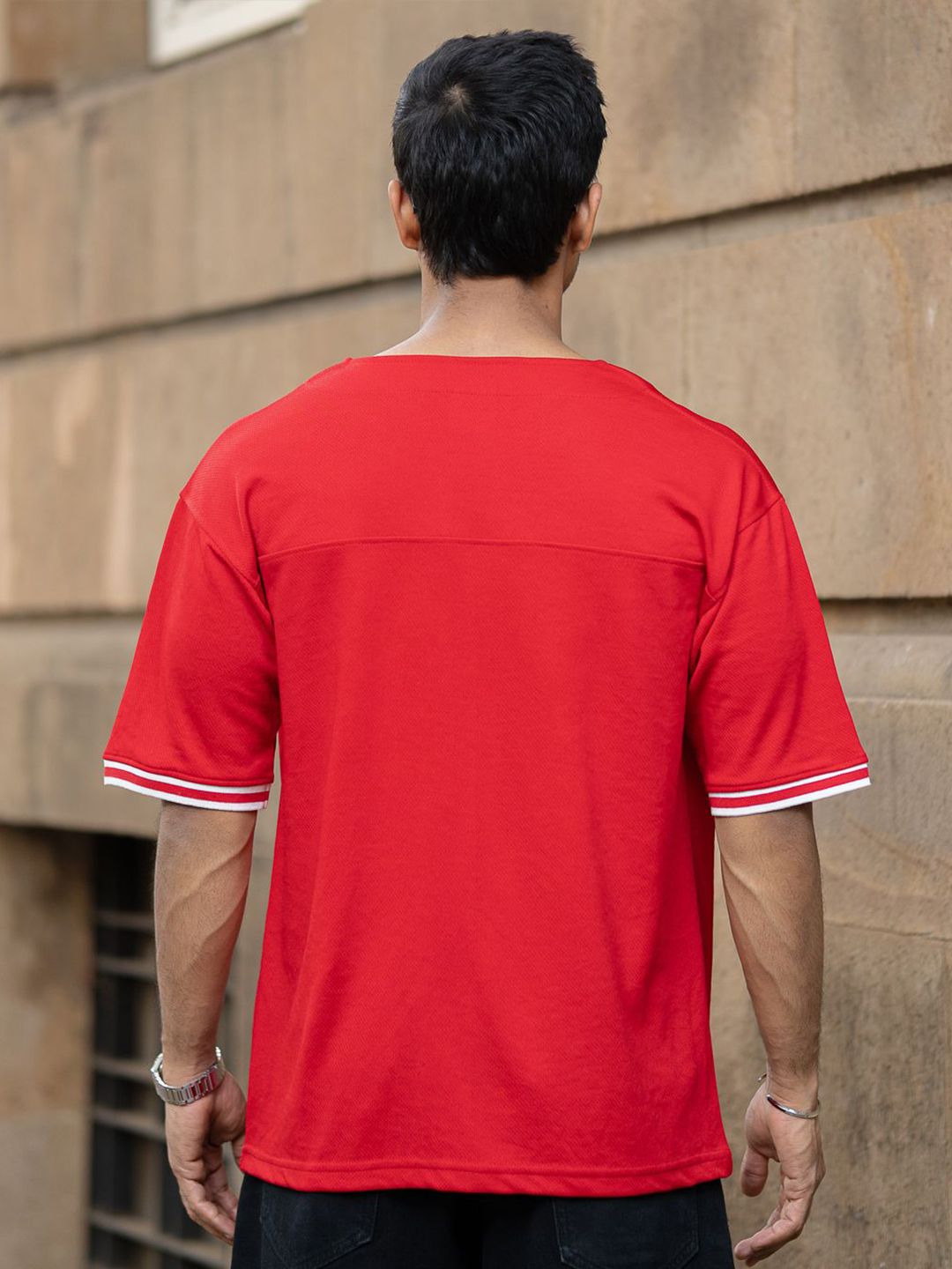 Powerlook Men Typography Printed Oversized Shirt