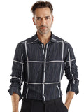 RARE RABBIT Men Comfort Spread Collar Checked Casual Shirt