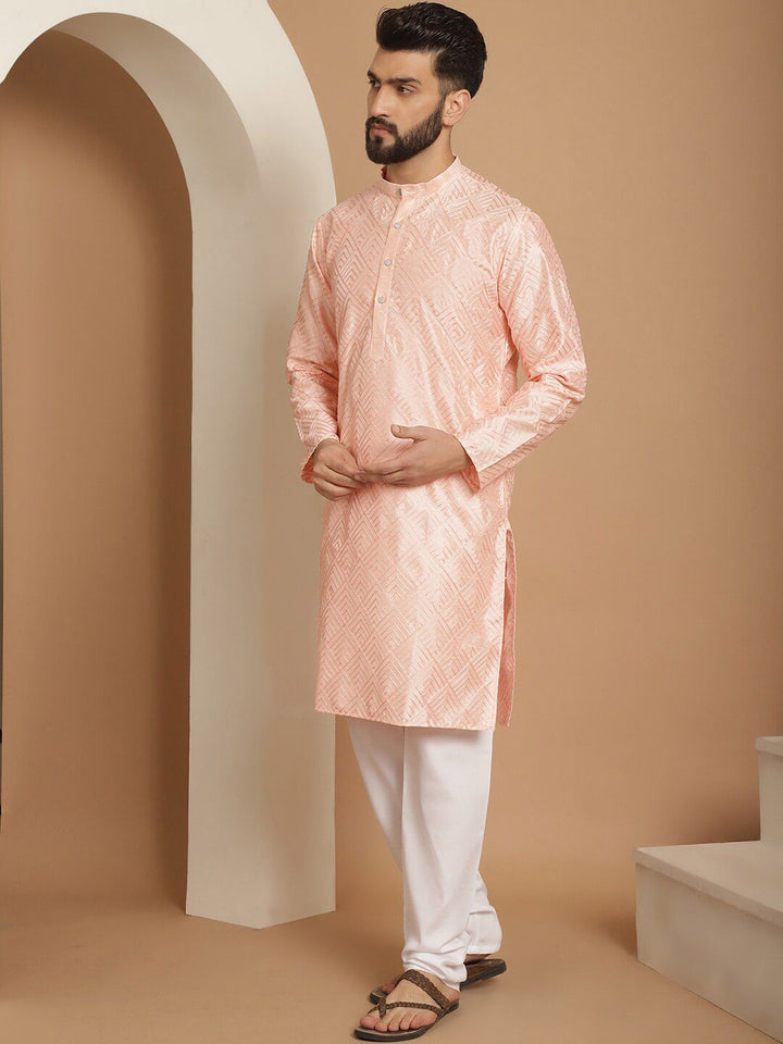 Kurta Lurus Sulam Geometri Anouk dengan Churidar