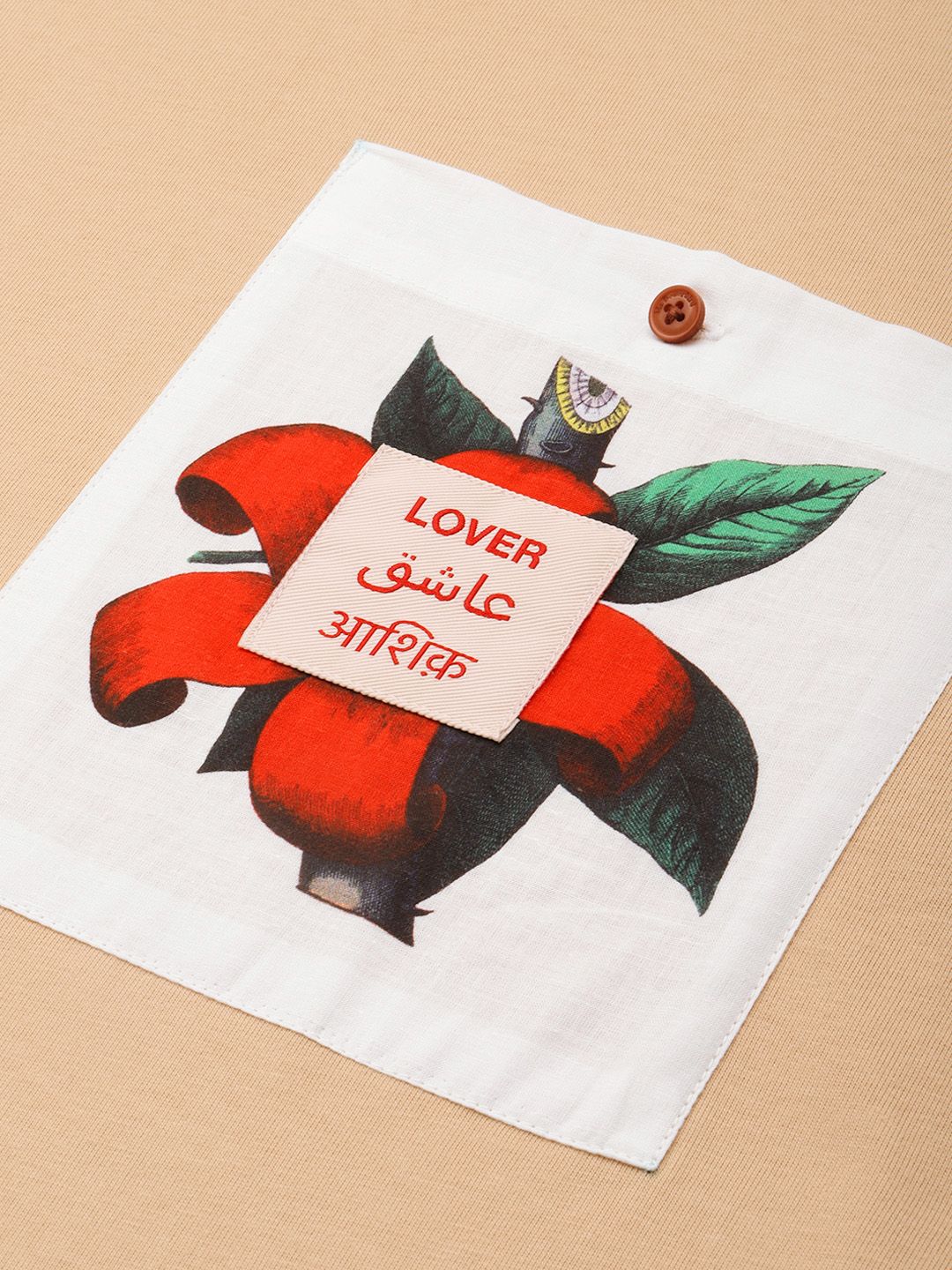 Mr Bowerbird Pure Cotton Kapok Pocket T-shirt