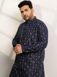 SOJANYA PLUS Men Ethnic Motifs Printed Regular Pure Cotton Kurta with Pyjamas