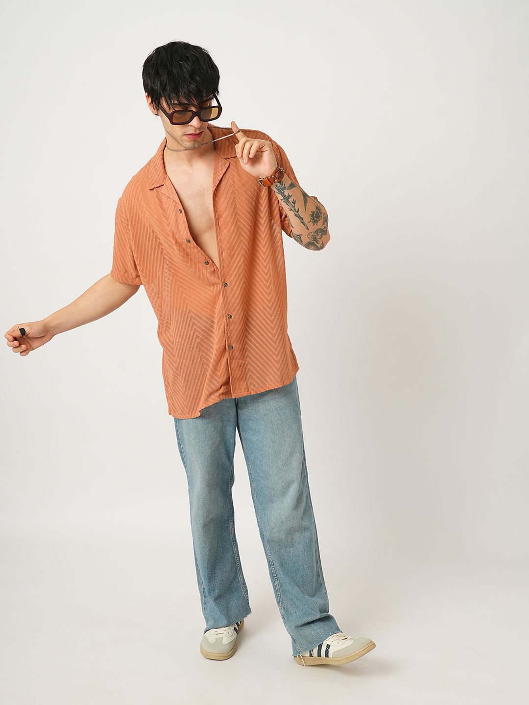 VASTRADO Men Classic Opaque Casual Shirt