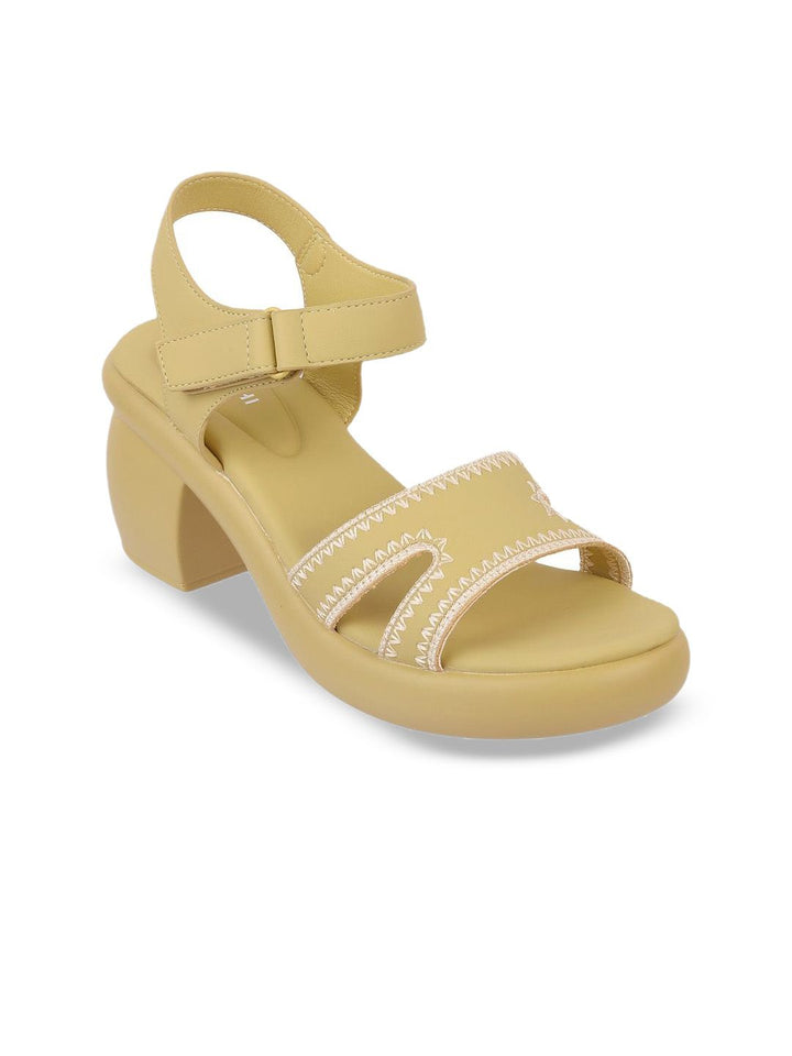 Mochi Textured Block Sandals