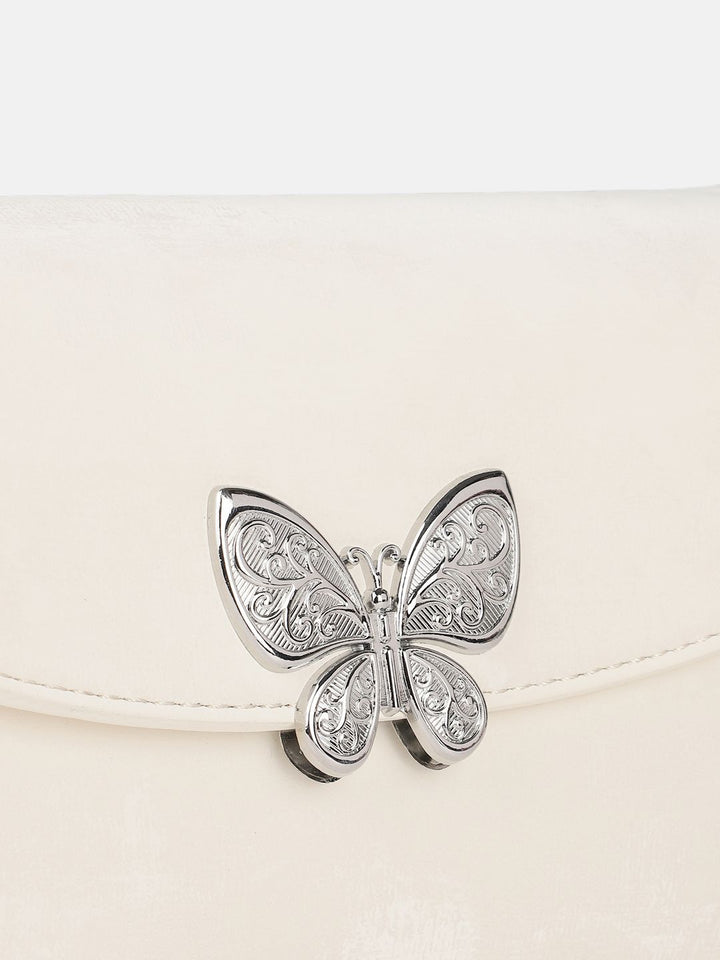 DressBerry Textured Structured Sling Bag