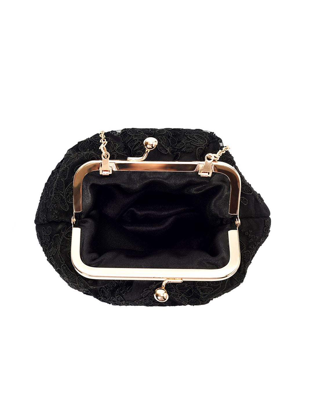 Lino Perros Floral Embroidered Party Purse