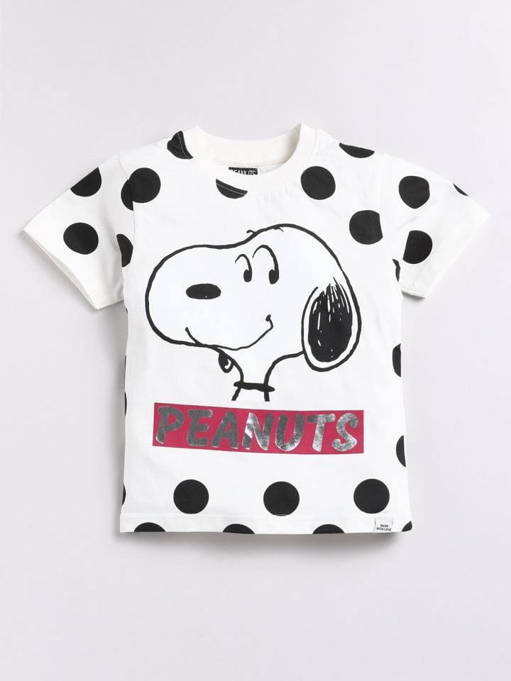 Moms Love Girls Printed T-Shirt With Trousers