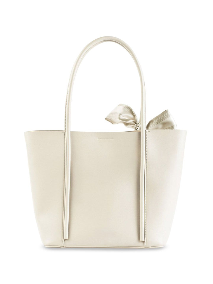 Lino Perros Women Textured Structured Shoulder Bag With Scarf