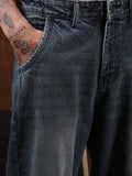Eszett Denims Blue Light Fade High-Rise Baggy Fit Jeans
