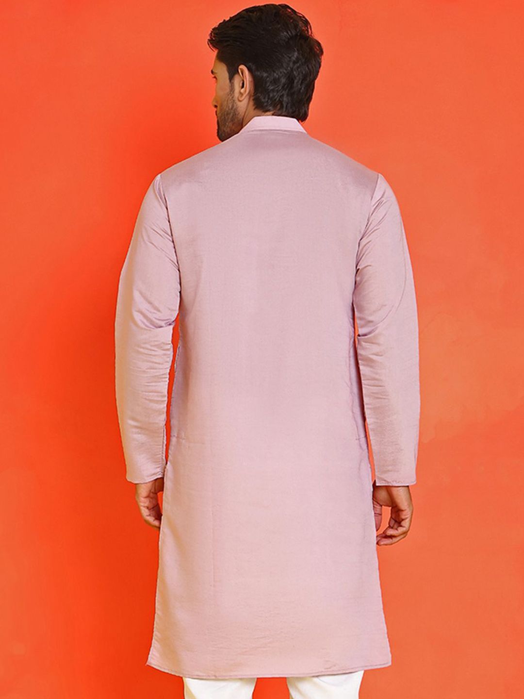 Jompers Men Floral Embroidered Chikankari Floral Kurta