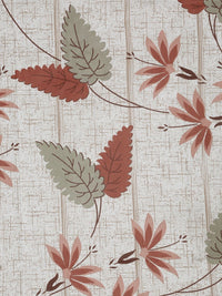 Myntra Elegant Homes Beige & Red Floral 400 TC Single Bedsheet with 1 Pillow Covers