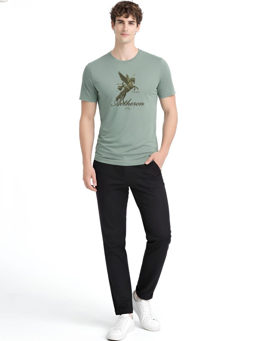 ADRO Men Printed T-shirt