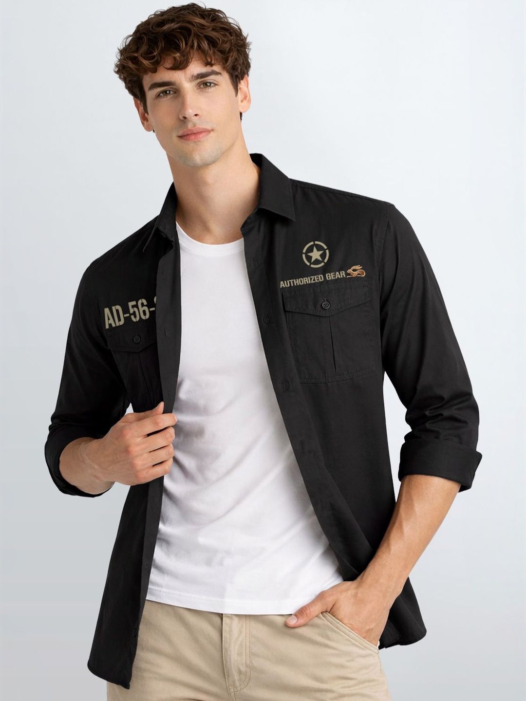 ADRO Men Standard Printed Casual Shirt