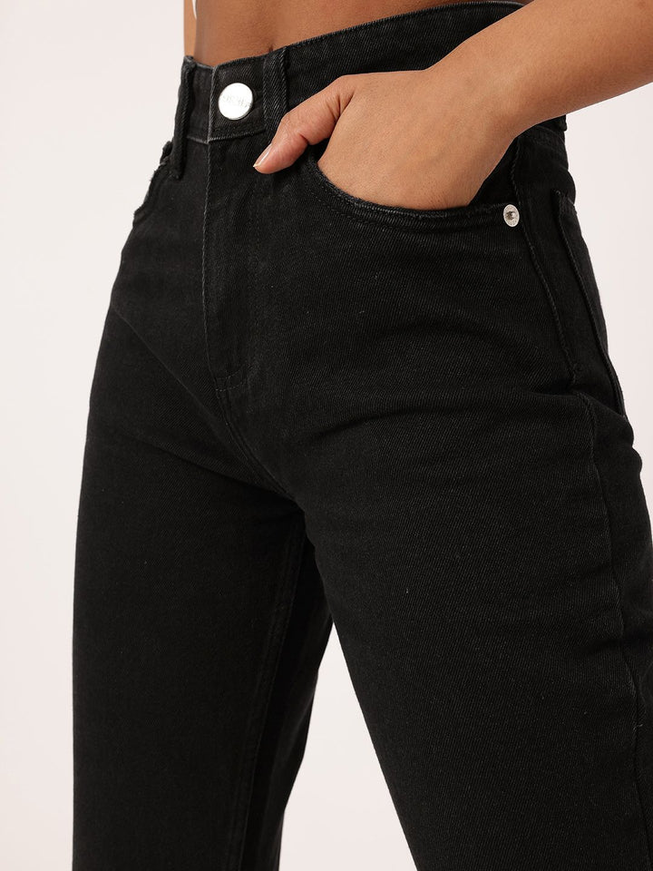 DressBerry Women Street Cool Straight Fit Jeans