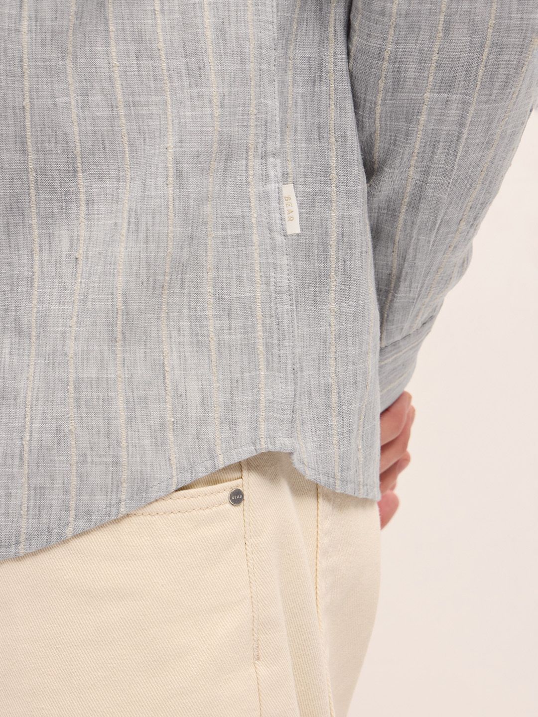 THE BEAR HOUSE Men Slim Fit Spread Collar Multi Striped Casual Shirt