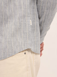 THE BEAR HOUSE Men Slim Fit Spread Collar Multi Striped Casual Shirt