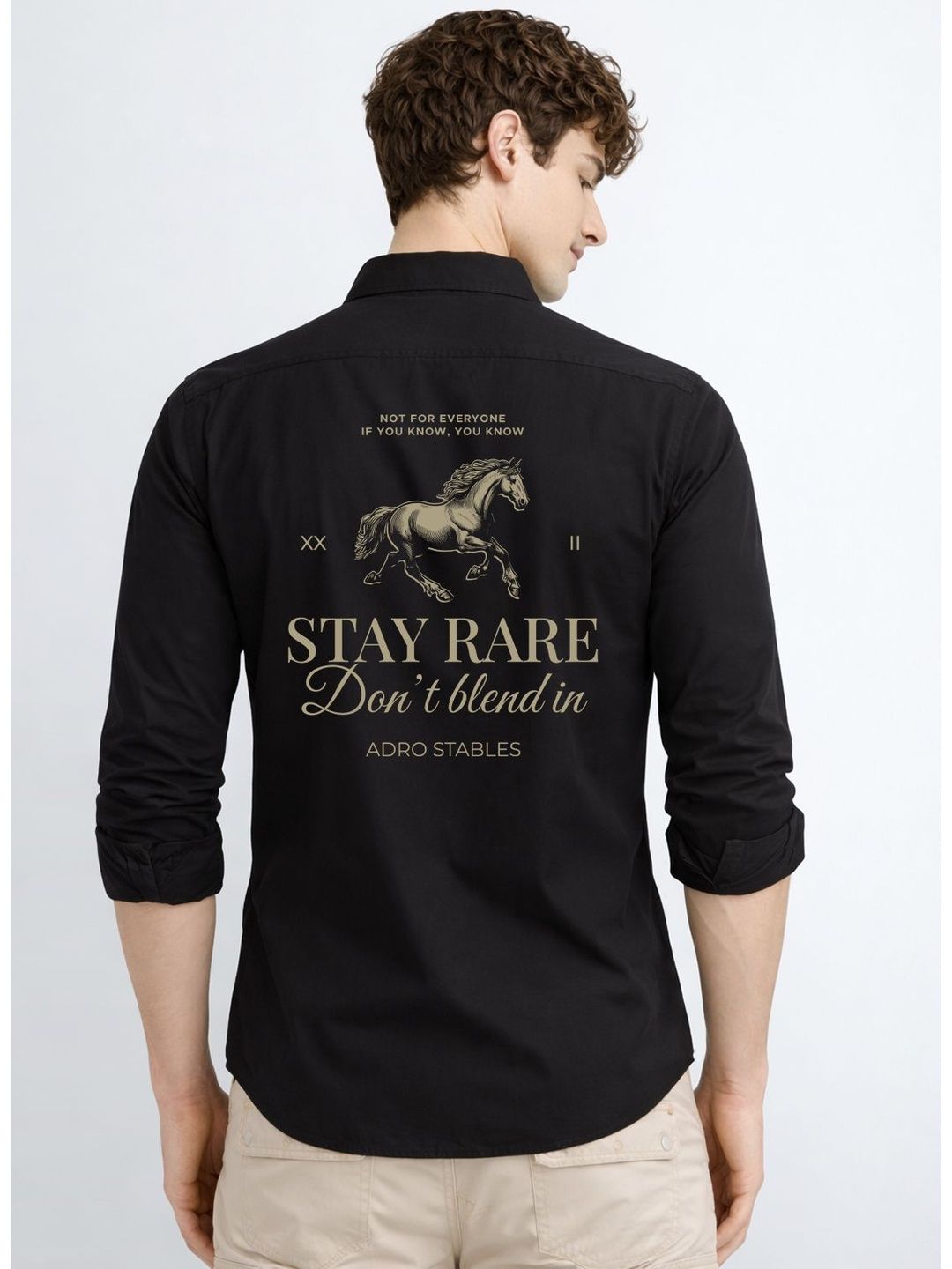 Baju Kasual Bercetak Standard ADRO Lelaki