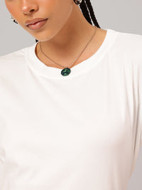 DressBerry T-shirt Mini Dress with Tie-Up