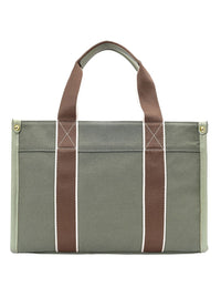 Lino Perros Self Design Canvas Structured Handheld Bag