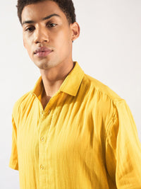 DENNISON Men Comfort Oversized Cotton Opaque Casual Shirt