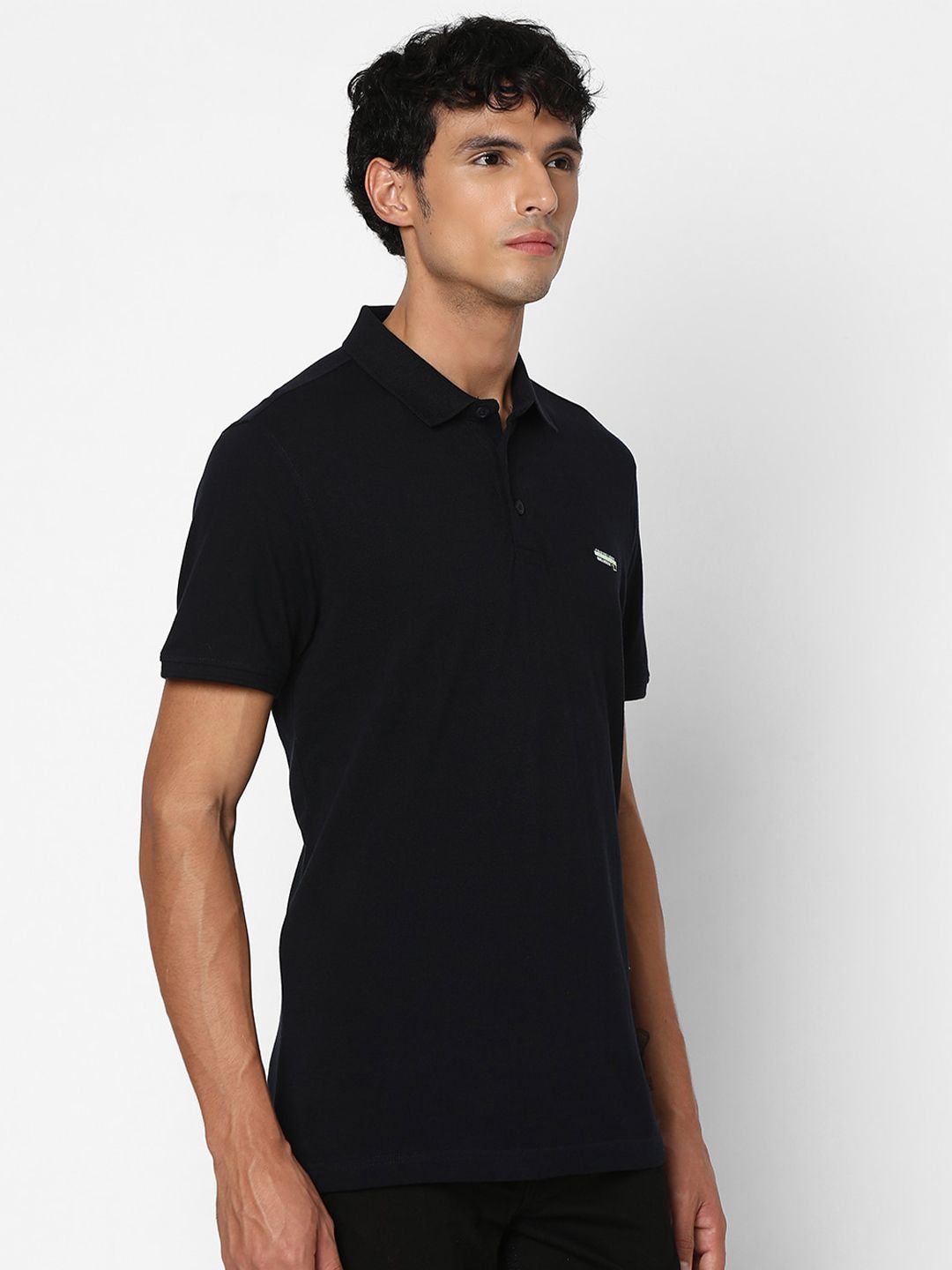 SPYKAR Regular Fit Polo Collar Short Sleeve Pure Cotton T-shirt