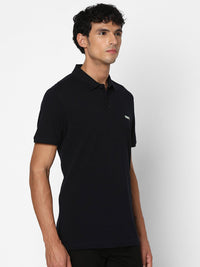 SPYKAR Regular Fit Polo Collar Short Sleeve Pure Cotton T-shirt