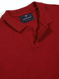 Thomas Scott Men Anti Odour Solid Polo Collar T-Shirt