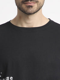 Bene Kleed Men Graphic Printed Round Neck Cotton Oversized T-shirt