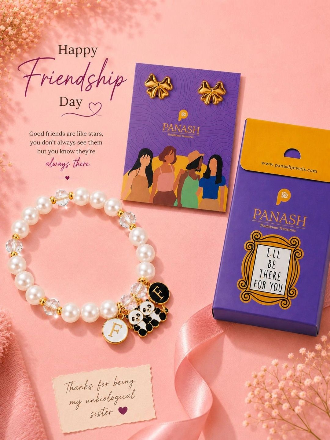 PANASH Women Brass Gold-Plated Bracelet