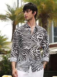 Campus Sutra Men Comfort Printed Casual Shirt