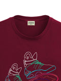 ADRO Men Typography Printed Applique T-shirt