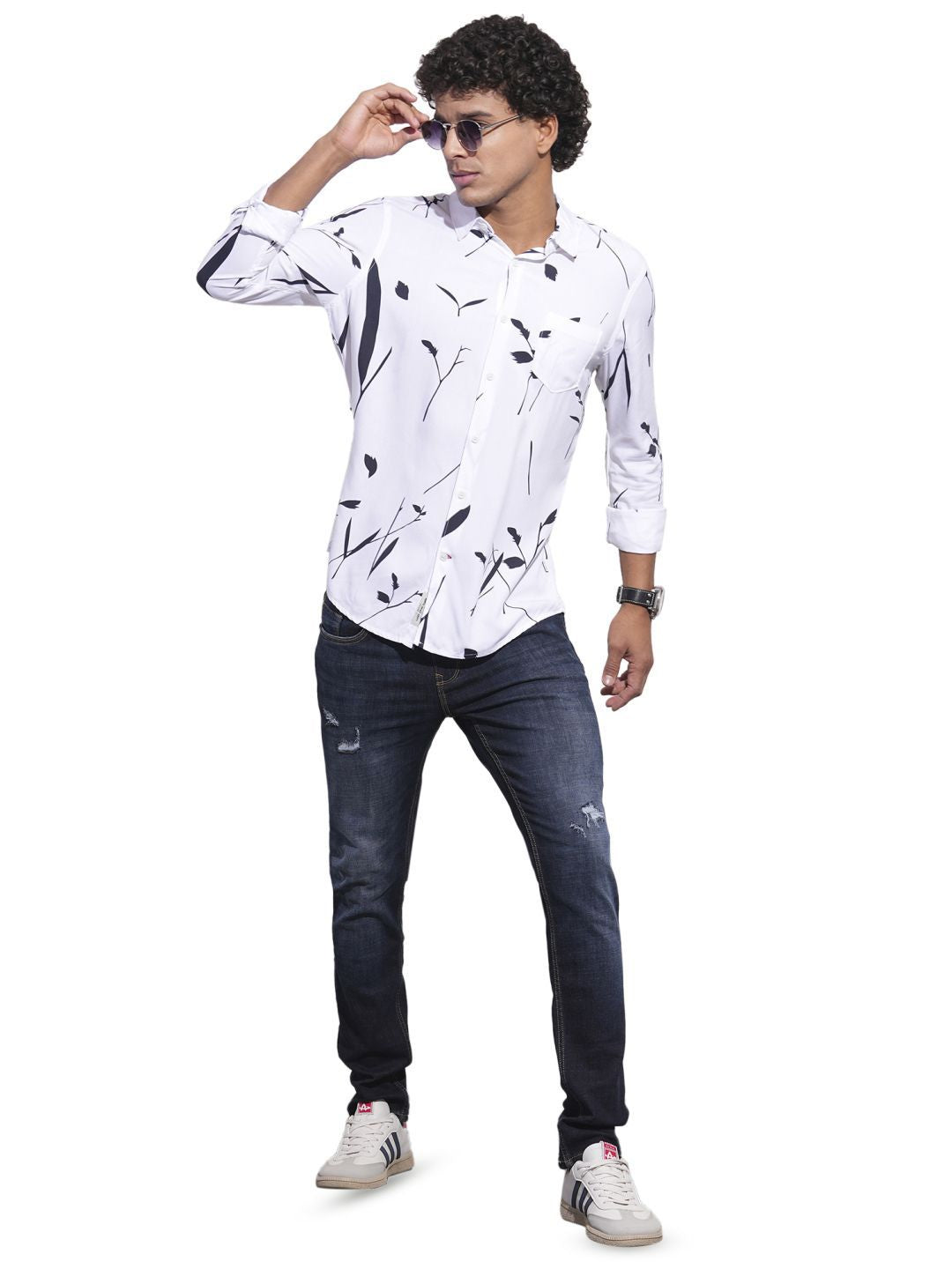 Being Human Men Classic Floral Opaque Printed Casual Shirt
