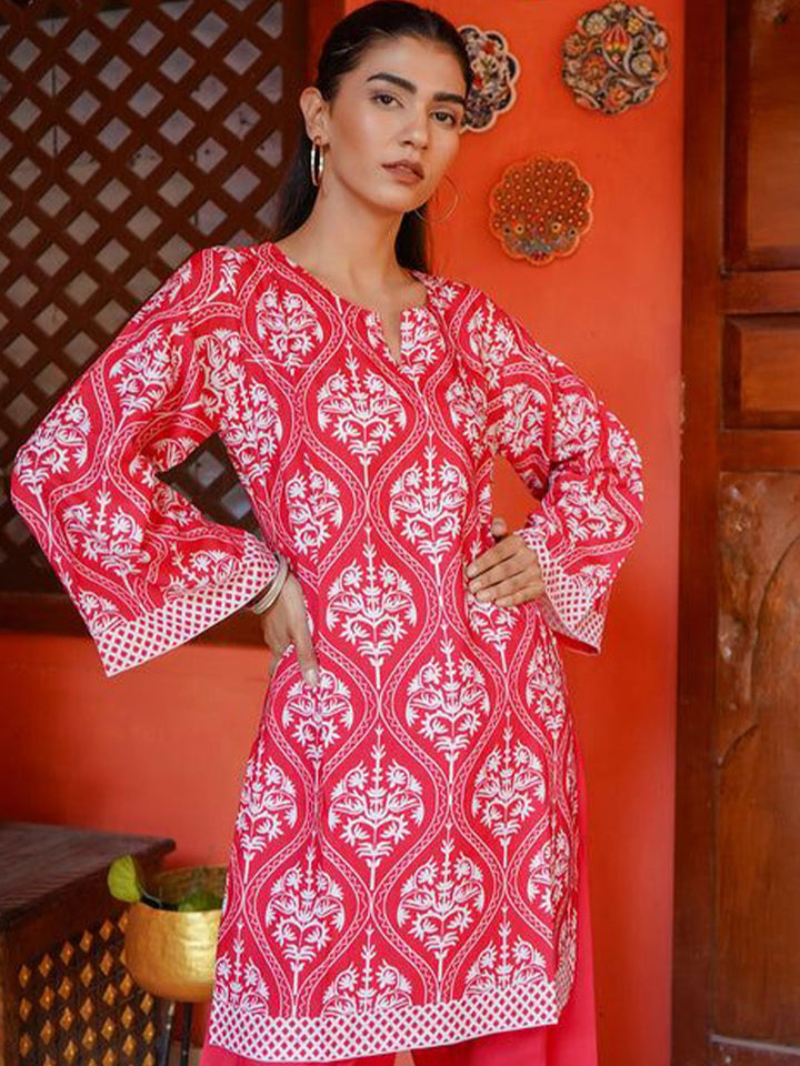 HOUSE OF KARI Printkari Ethnic Motifs Printed Tunic with Trouser